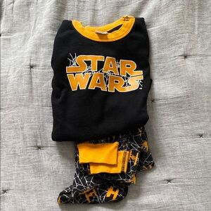 Hanna Andersson Star Wars Organic Cotton Kids Pajamas set size 8